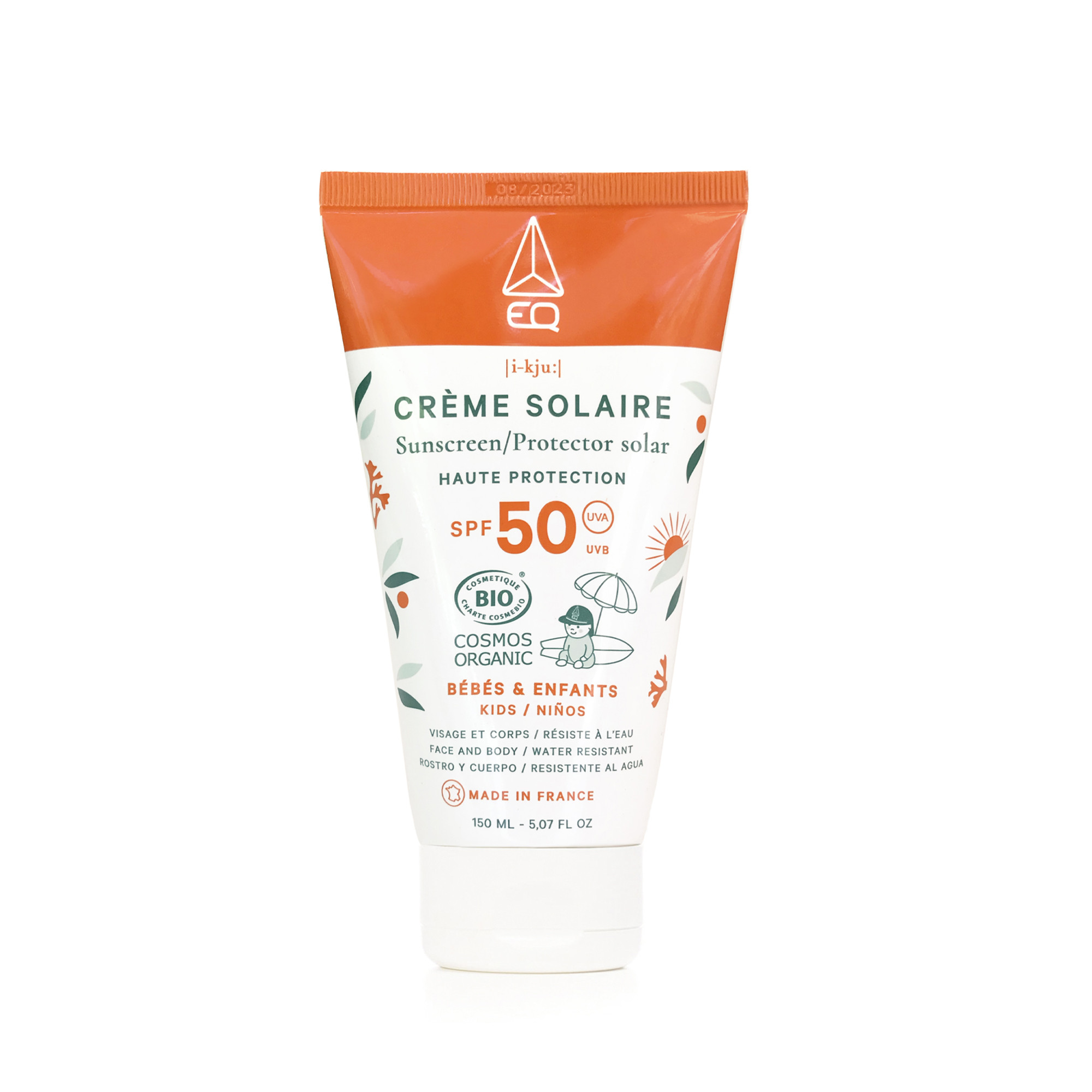 Creme Solaire Eq Spf50 Bebes Et Enfants Certifiee Bio Eq